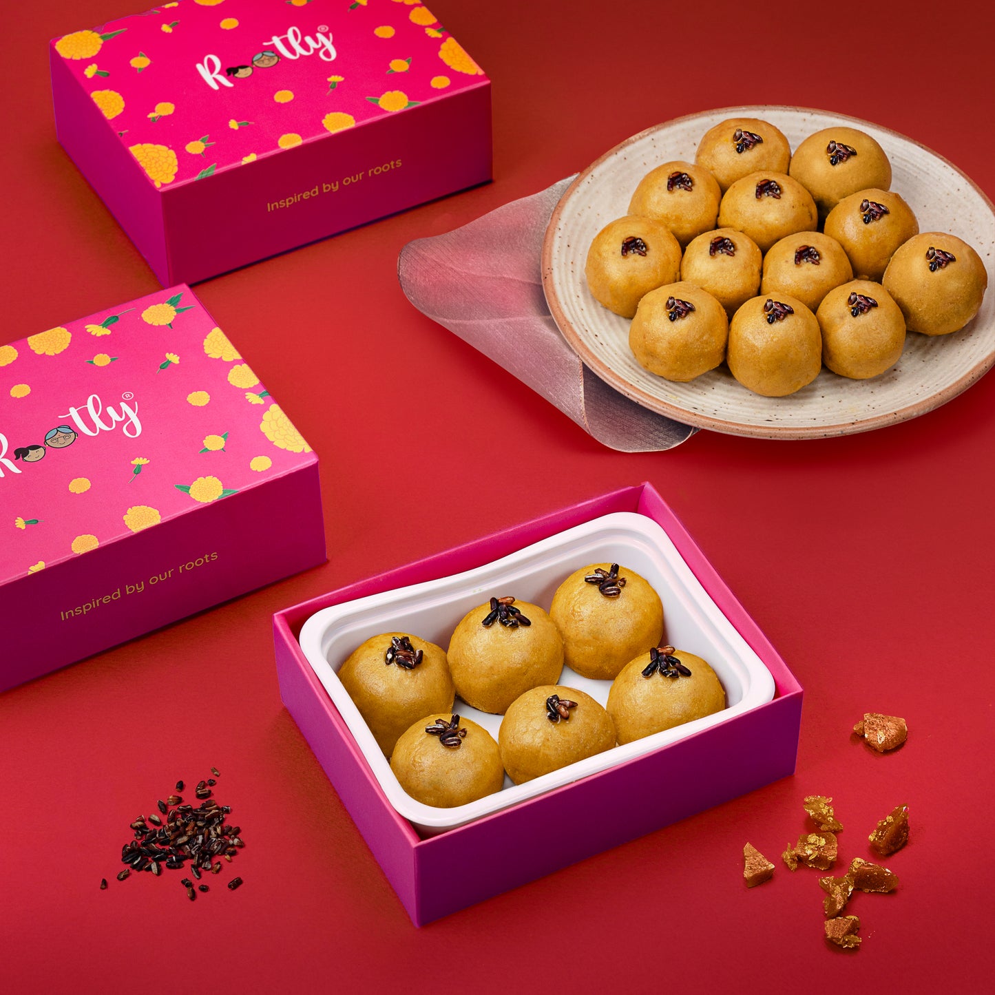 Ginger Gram Candy Ladoo