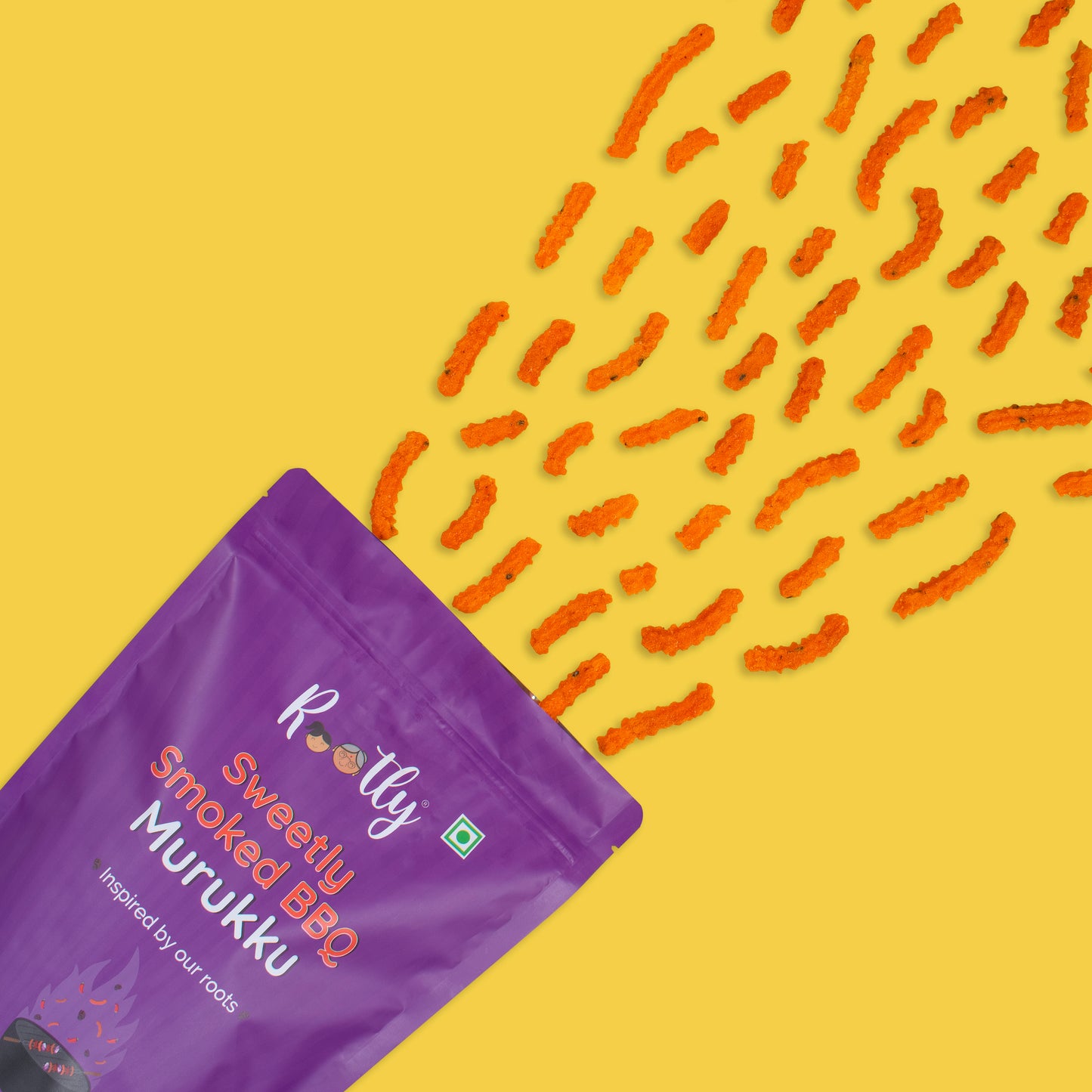 Sweetly Smoked BBQ Murukku (200gms)