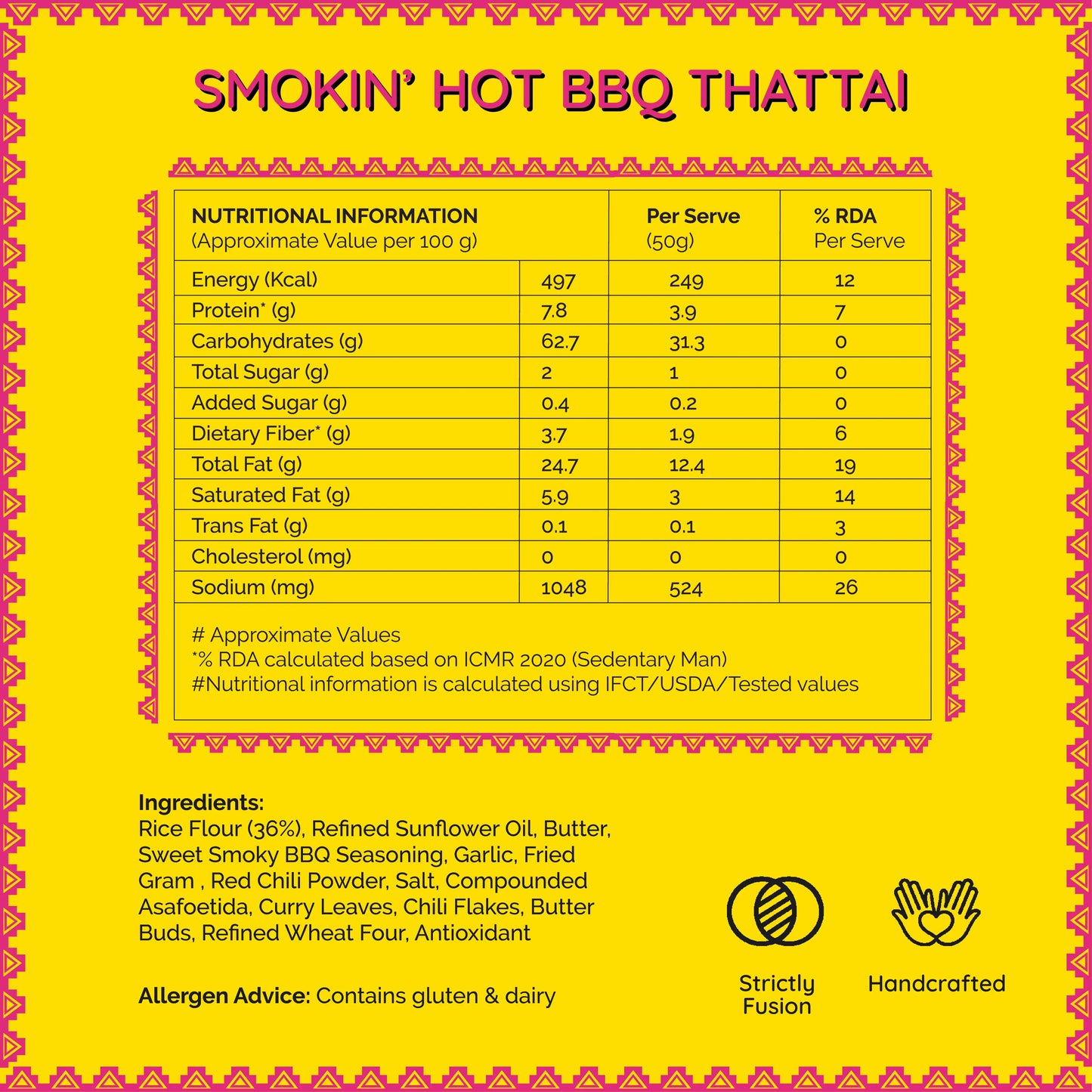 Smoking hot BBQ thattai