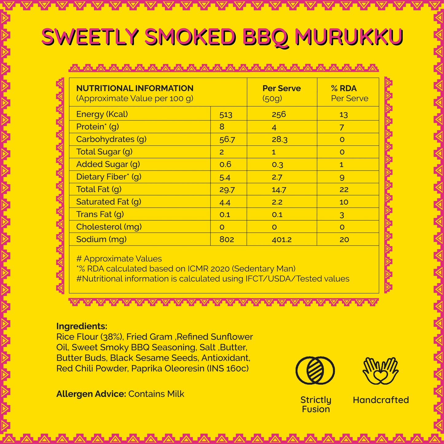 Sweetly Smoked BBQ Murukku (200gms)