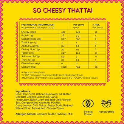 So Cheesy Thattai (200gms)
